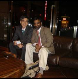 With Prof. Keisaku Kimura, Tokyo (Nov. 10, 2005)