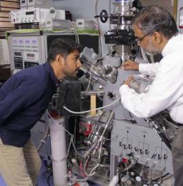 Inspecting the ice instrument with Jyotirmoy Ghosh